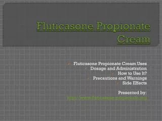 Fluticasone Propionate Cream