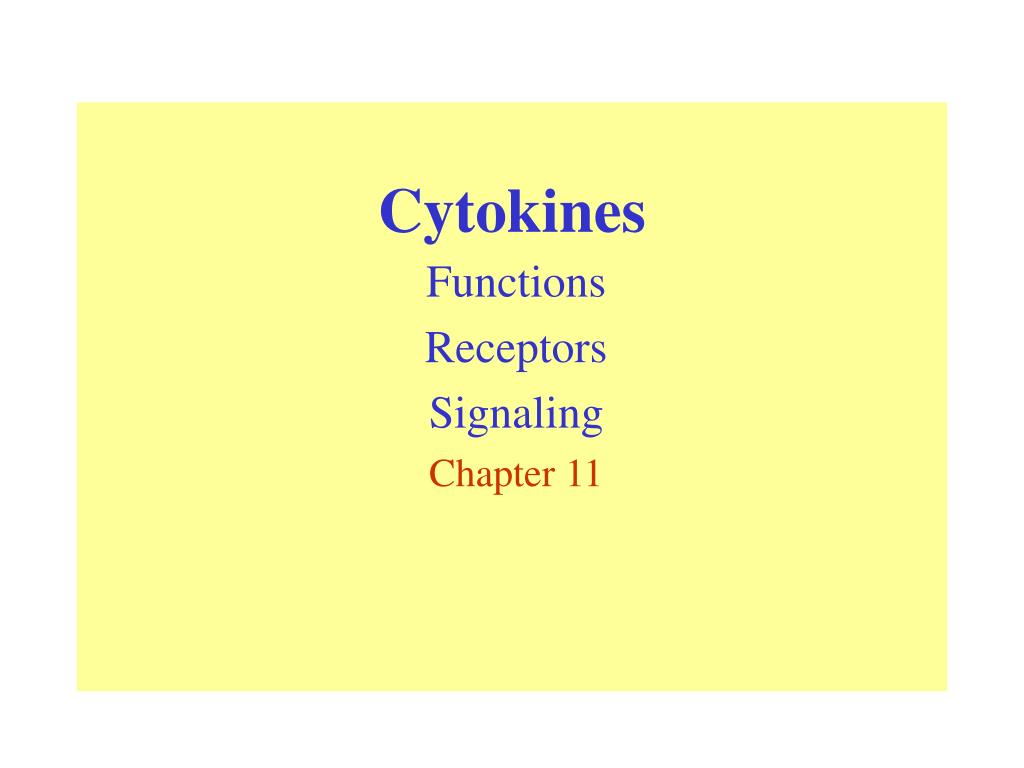 PPT - Cytokines PowerPoint Presentation, free download - ID:407520