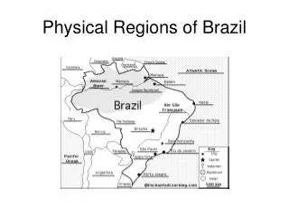 Physical Regions of Brazil