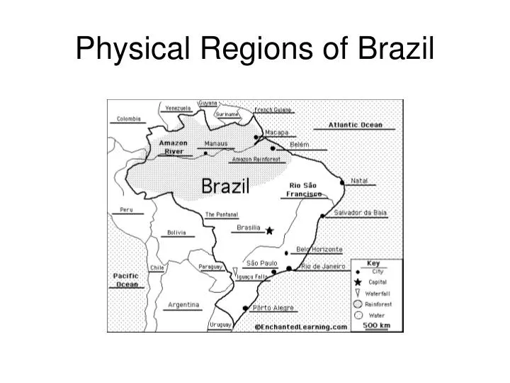 physical regions of brazil