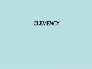 clemency