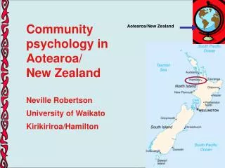 Community psychology in Aotearoa/ New Zealand