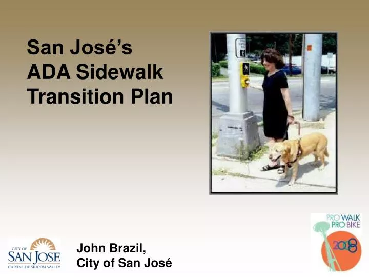 san jos s ada sidewalk transition plan