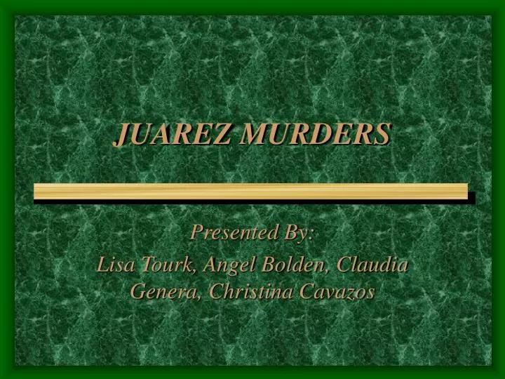 juarez murders