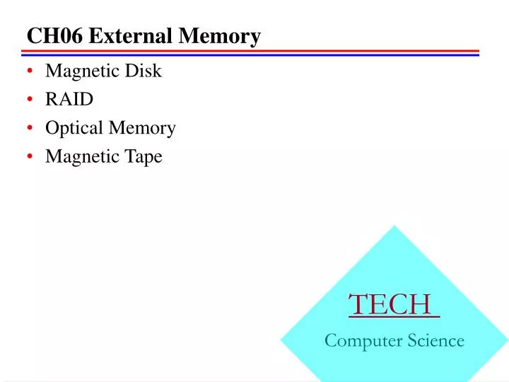 ch06 external memory