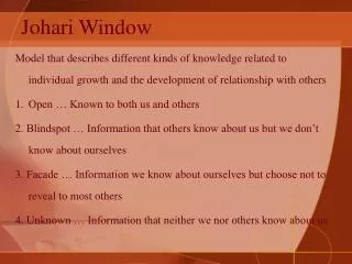 johari window