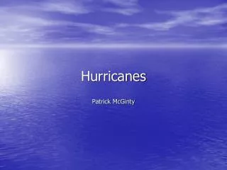 Hurricanes