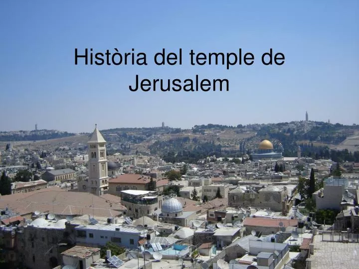 hist ria del temple de jerusalem