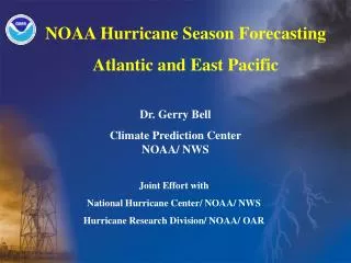 NOAA Hurricane Season Forecasting Atlantic and East Pacific