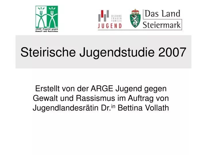 steirische jugendstudie 2007