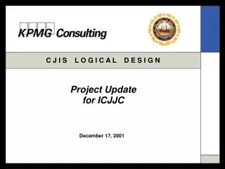 Project Update for ICJJC