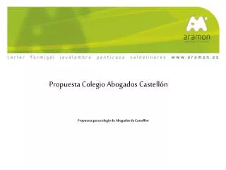 Propuesta Colegio Abogados Castellón