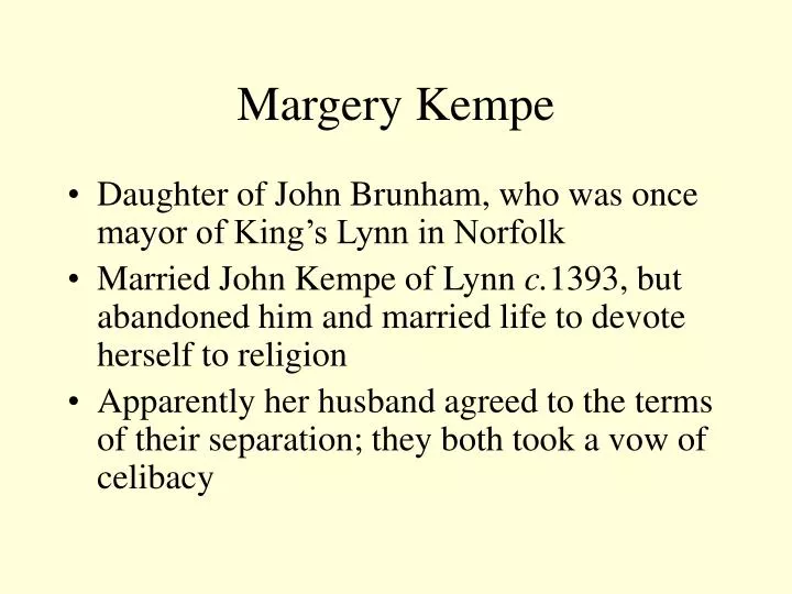margery kempe