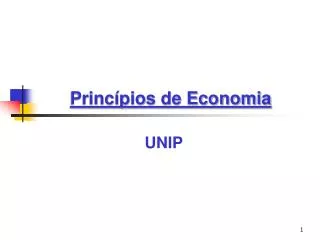Princípios de Economia