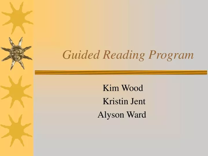 guided reading program