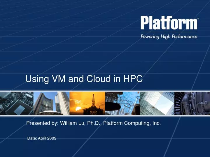 using vm and cloud in hpc