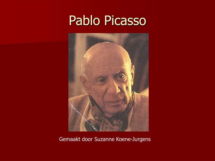 pablo picasso