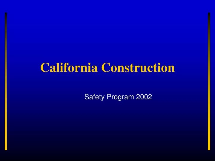 california construction