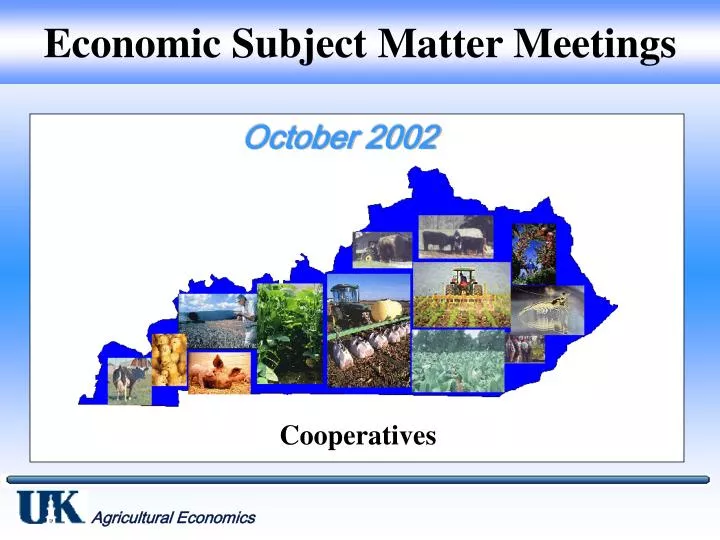 economic subject matter meetings