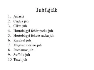 juhfajt k