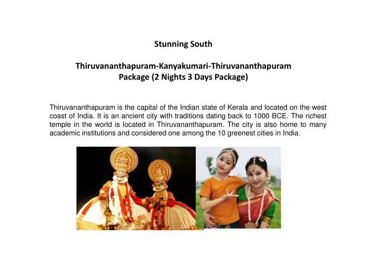 stunning south thiruvananthapuram kanyakumari thiruvananthapuram package 2 nights 3 days package