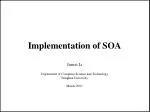 Implementation of SOA - slide 1
