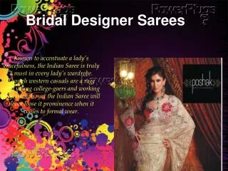 Bridal Designer Sarees