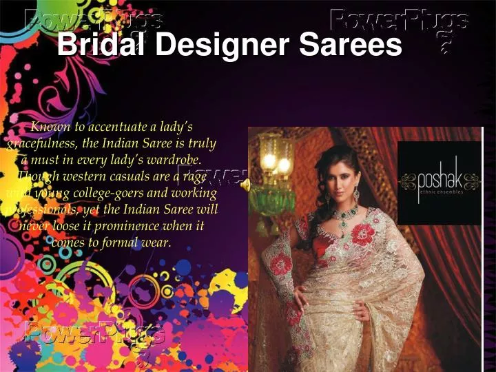 bridal designer sarees