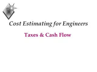 cost estimating for engineers