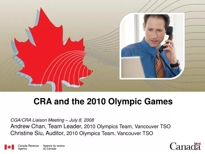 cra and the 2010 olympic games