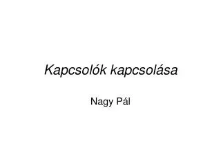 kapcsol k kapcsol sa