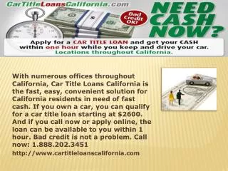 title loans on cars