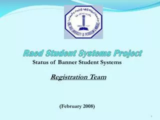 Raed Student Systems Project
