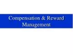 Compensation &amp; Reward Management
