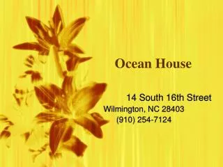 Ocean House