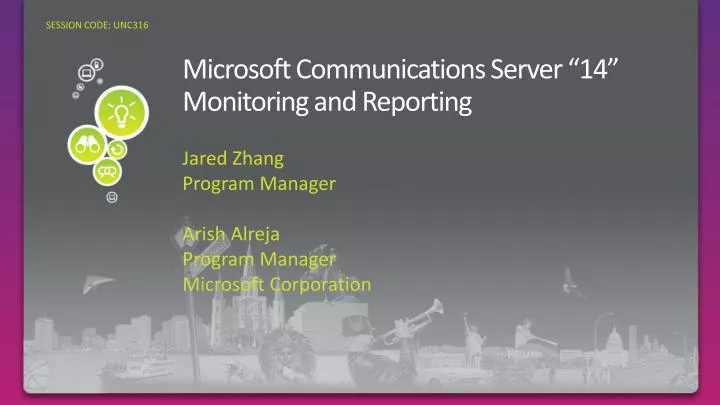microsoft communications server 14 monitoring and reporting
