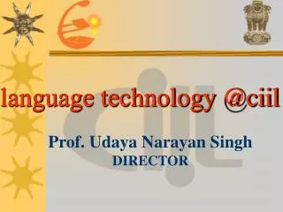 language technology @ciil