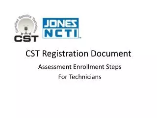 CST Registration Document