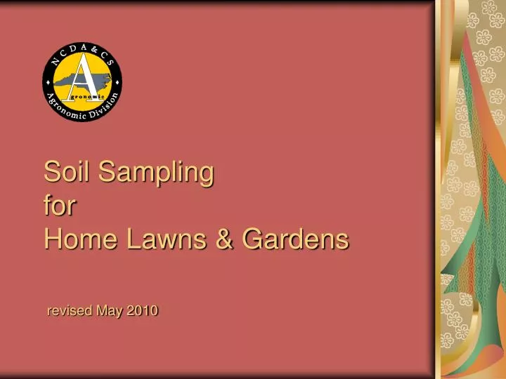 soil sampling for home lawns gardens
