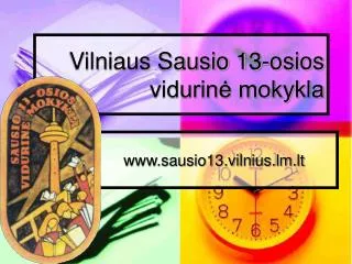 Vilniaus Sausio 13-osios vidurinė mokykla