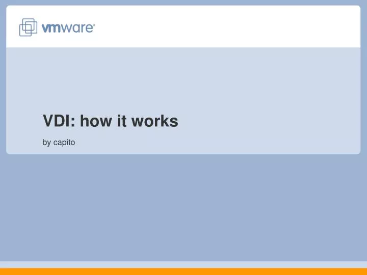 vdi how it works by capito