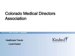 Colorado Medical Directors Association