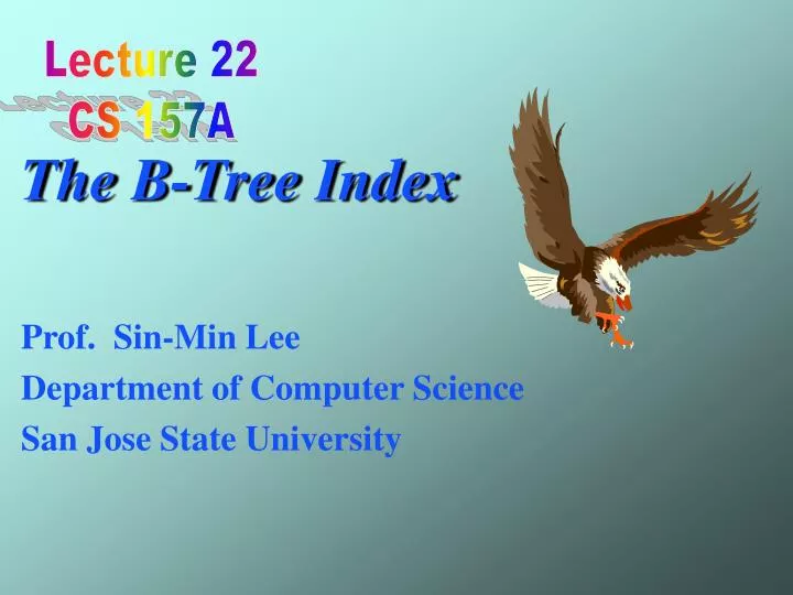 the b tree index