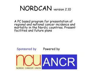 NORDCAN version 2.10