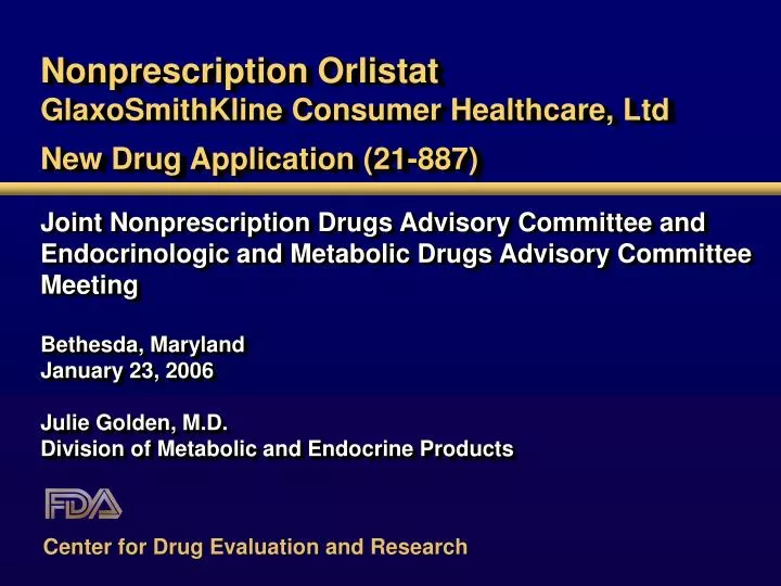 nonprescription orlistat glaxosmithkline consumer healthcare ltd new drug application 21 887