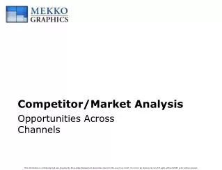 Competitor/Market Analysis