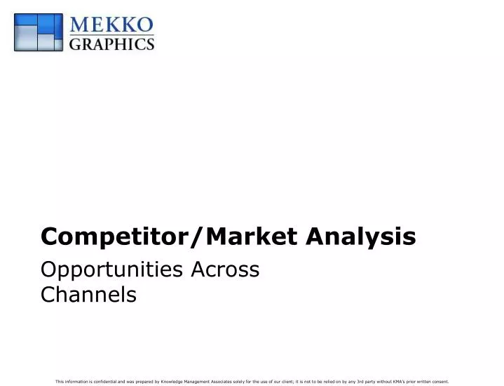 competitor market analysis
