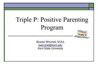 Triple P: Positive Parenting Program