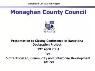 Barcelona Declaration Project