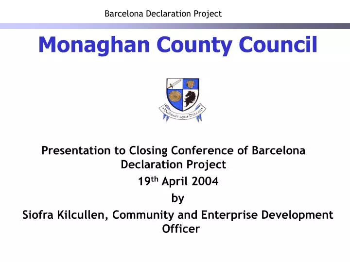 barcelona declaration project
